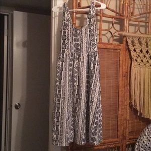 Tank Top Boho/Bohemian Print Long Dress